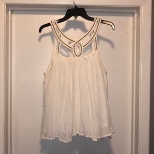 Barely Worn Large Altar’d State White Top